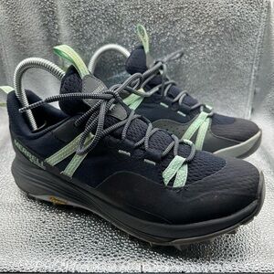 Womens Merrell Siren 4 Low top‎ Vibram Gortex Hiking Shoes Size 7.5 Blue Outdoor